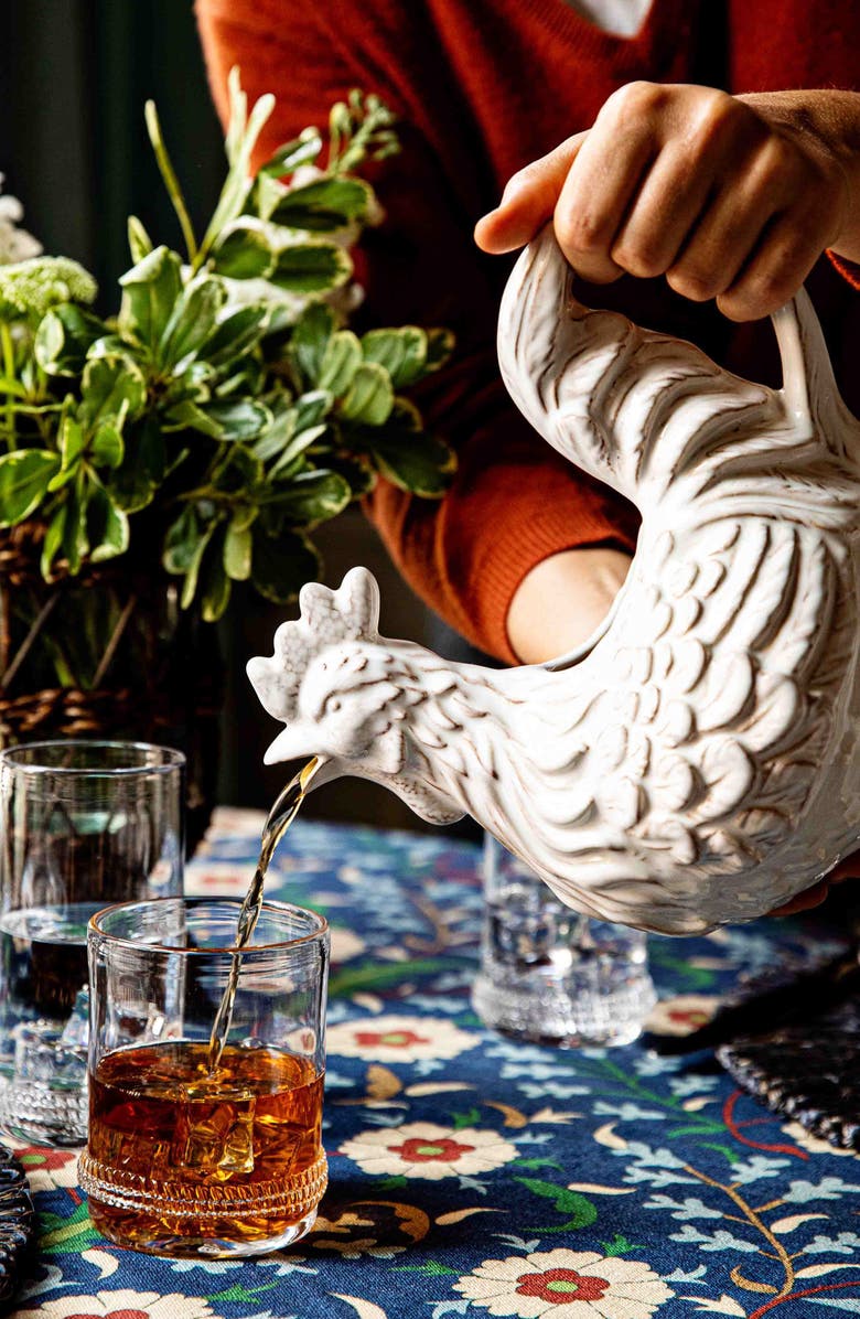 Juliska Clever Creatures Ceramic Rooster, Alternate, color, 