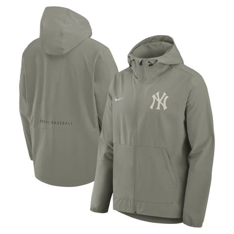 Men's Nike Gray New York Yankees Unlimited Packable Full-Zip Hooded Jacket
