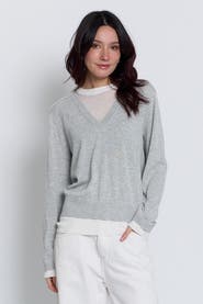 Central Park West Coen Layered Vneck