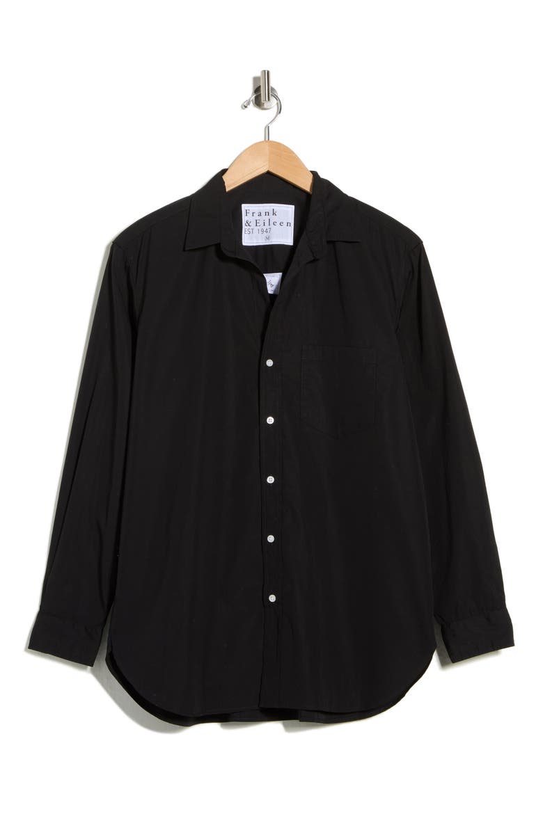 Joedy Boyfriend Button-Up Shirt, Alternate, color, BLACK