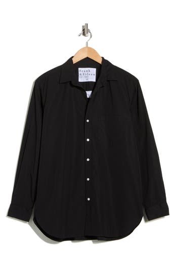 Frank & Eileen Joedy Boyfriend Button-up Shirt In Black