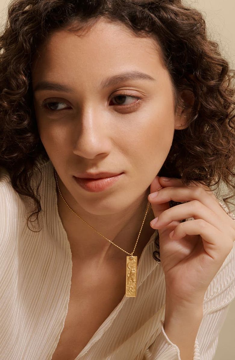 Satya Jewelry Story of Zodiac Necklace, Alternate, color, Leo