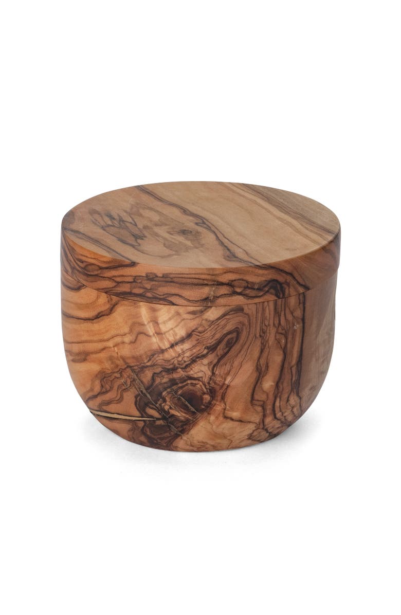 Berard France Olive Wood Salt Keeper, Main, color,