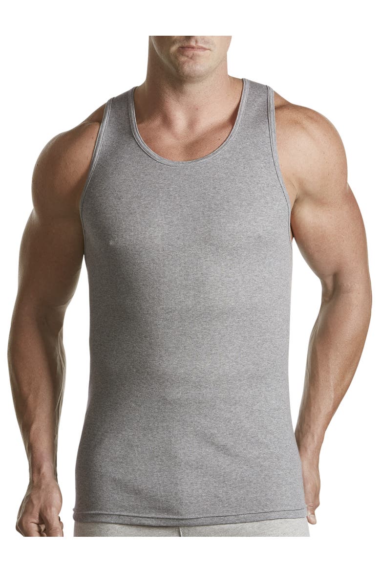 3-Pack Athletic T-Shirts, Main, color, GREY