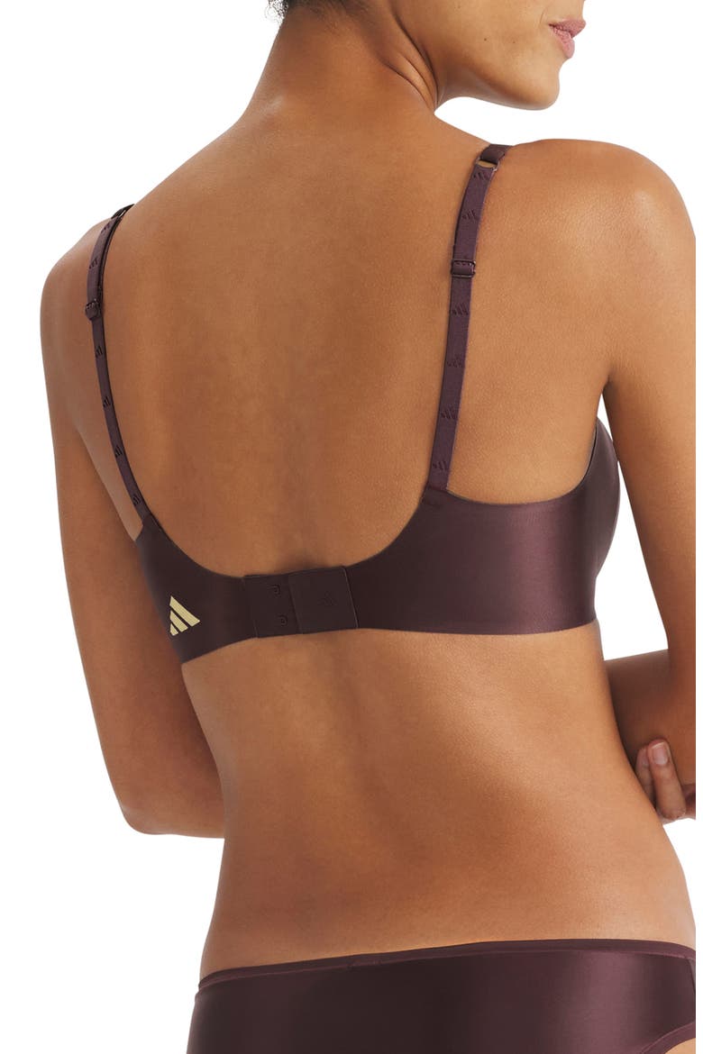 Bonded Wireless T-Shirt Bra, Alternate, color, SHADOW BROWN