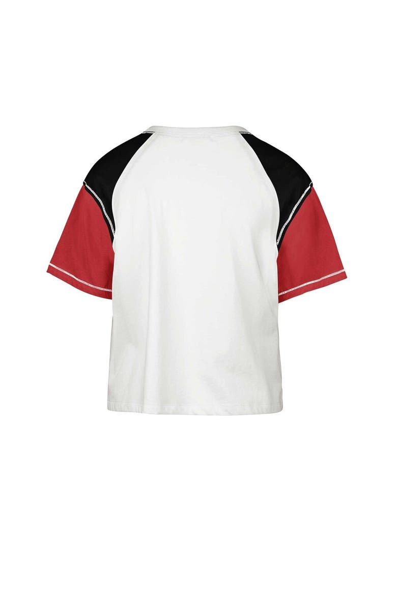 '47 Women's '47 White Wisconsin Badgers Serenity Gia Cropped T-Shirt, Alternate, color, White