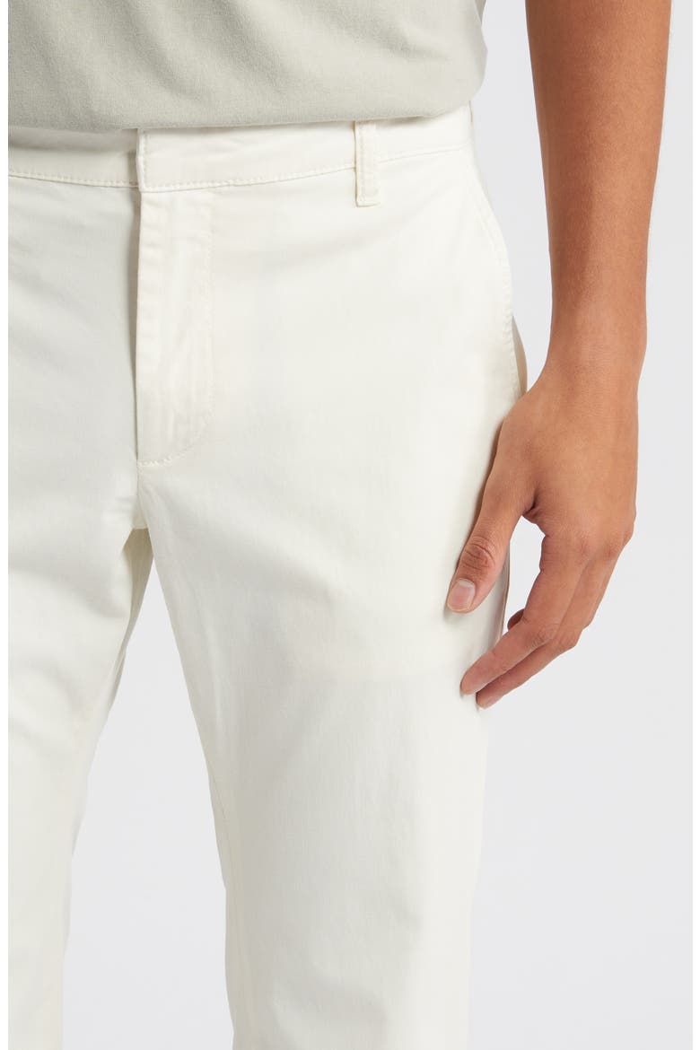 Slim Fit Stretch Cotton Chinos, Alternate, color, WHITE CANVAS