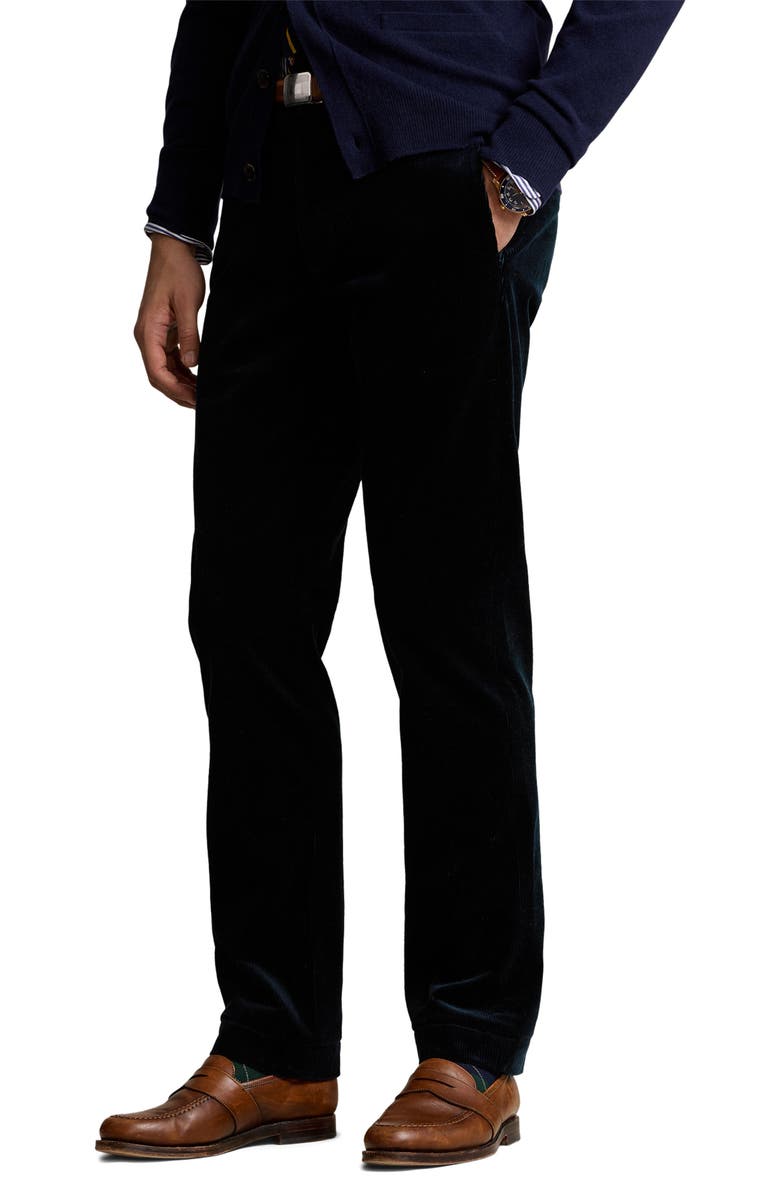 Polo Ralph Lauren Straight Fit Stretch Corduroy Chinos, Main, color, Aviator Navy