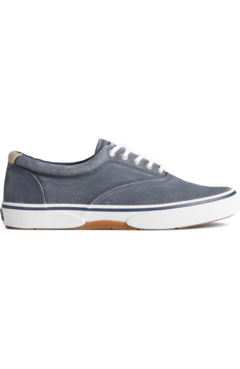 Sperry Halyard CVO Recycled Cotton Sneaker, Alternate, color, Navy