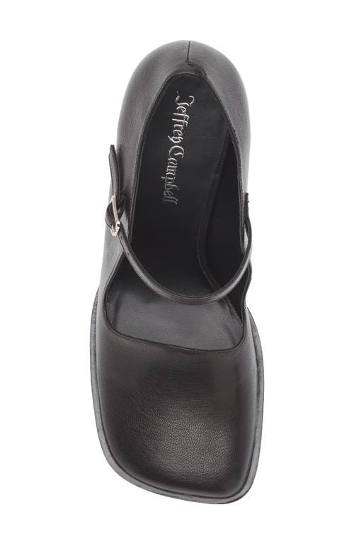 Jeffrey Campbell Moodie Mary Jane Pump In Black