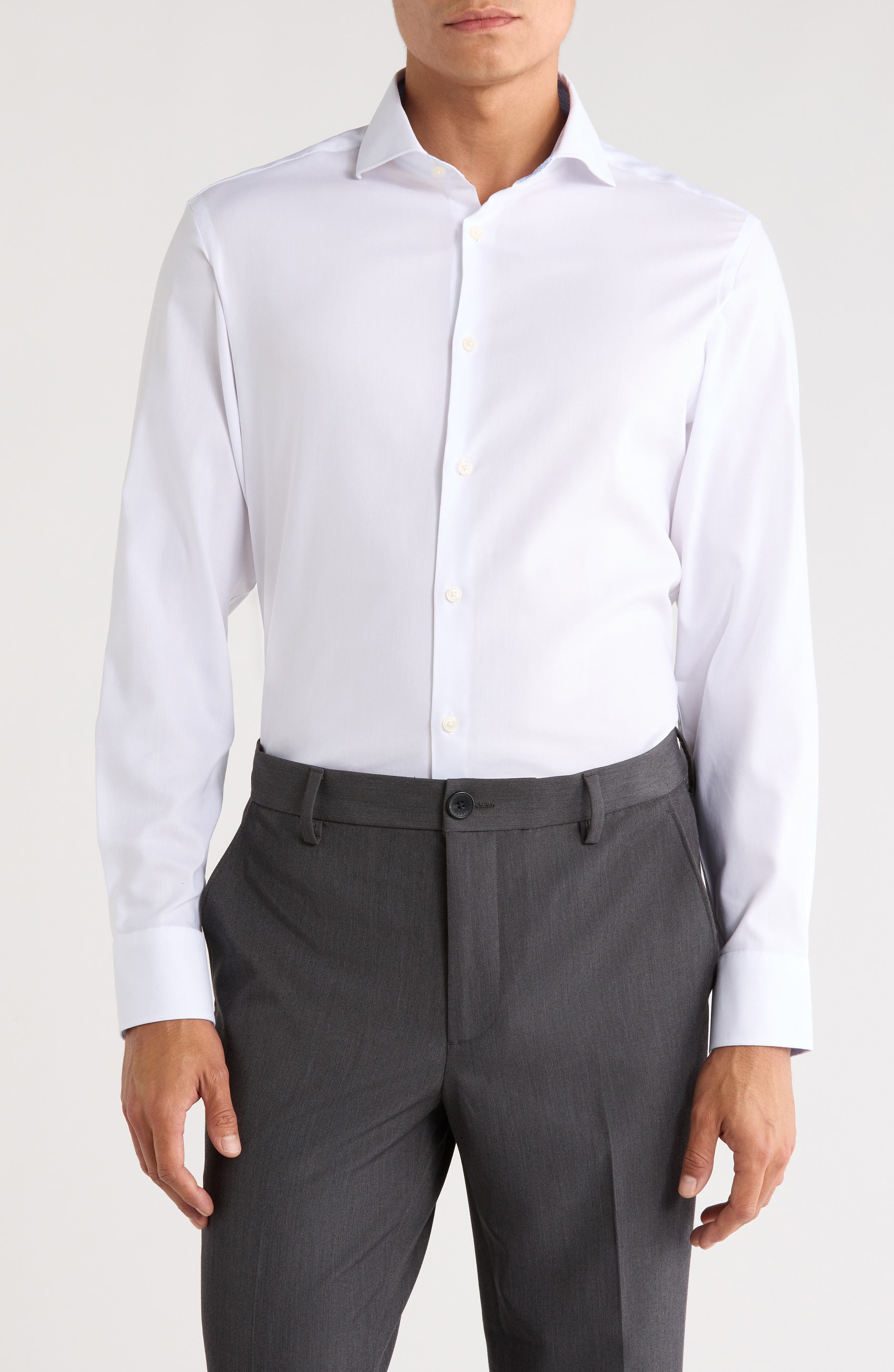 Ted Baker London Slim Fit Four-Season Performance Dress Shirt