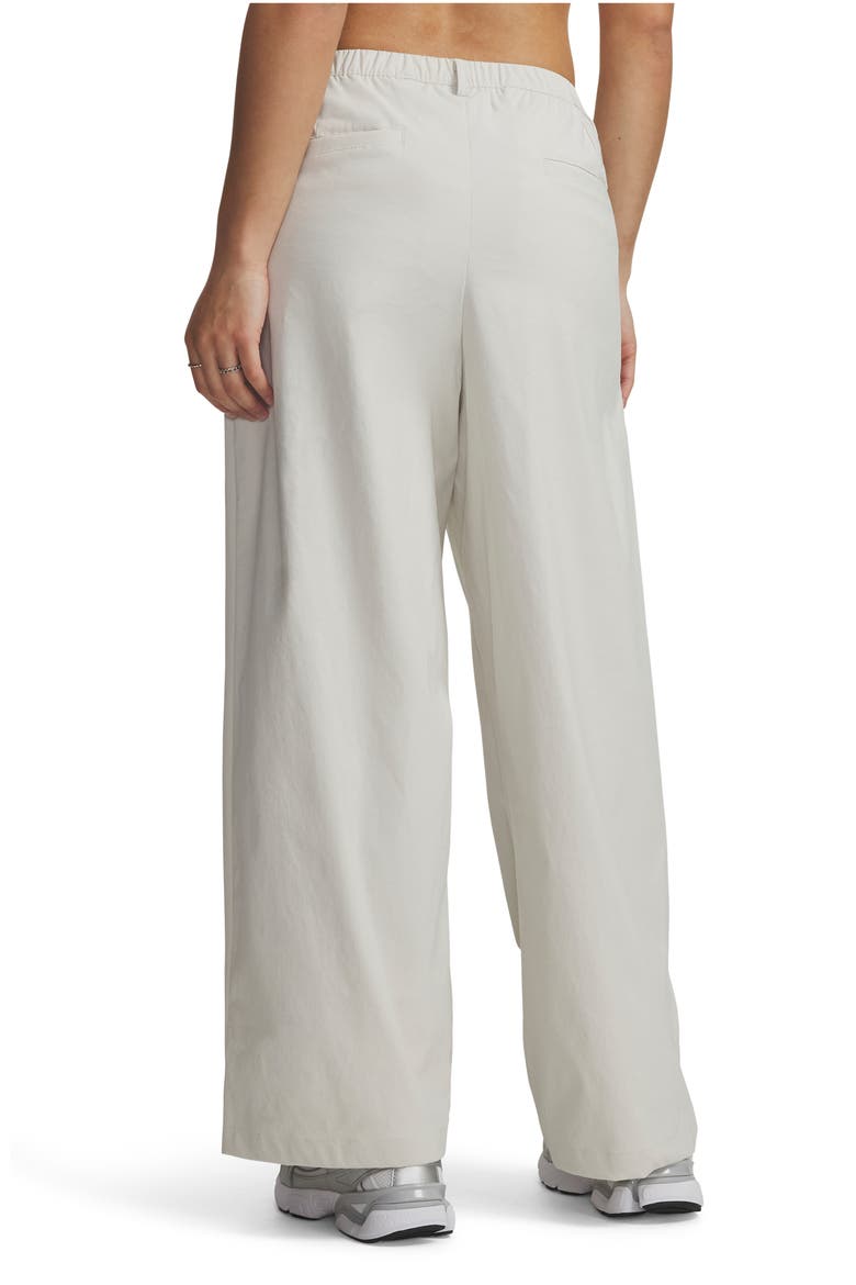 Unstoppable Water Resistant Pleated Pants, Alternate, color, SUMMIT WHITE / / SUMMIT WHITE