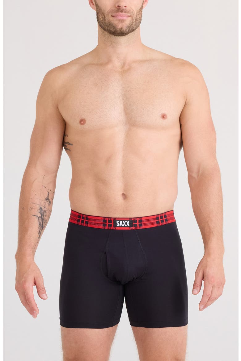 Vibe Xtra Boxer Briefs, Alternate, color, SWEET STP/CHK WB/BLK