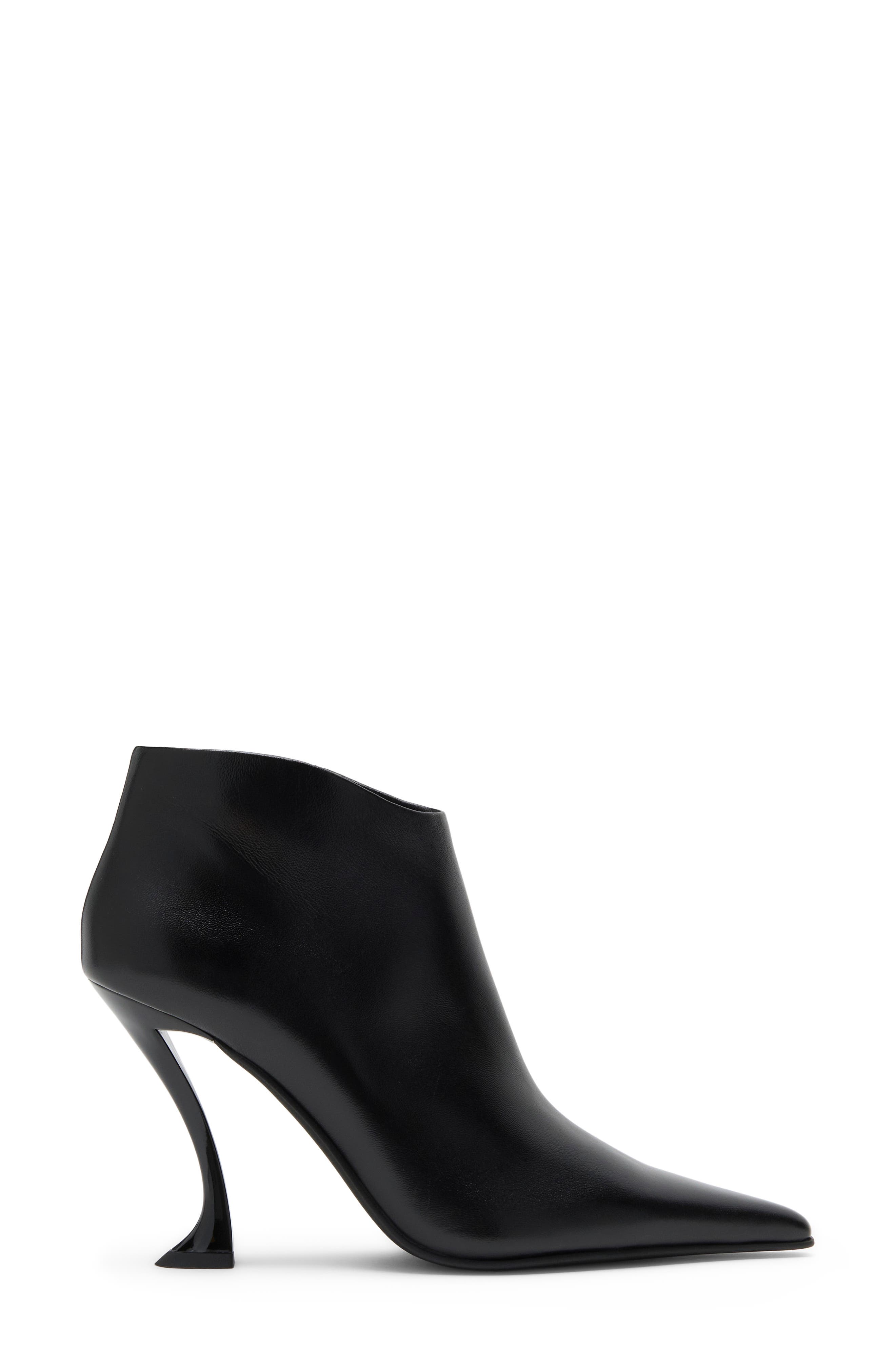 Blaza Pointed Toe Ankle Bootie, Alternate, color, BLACK CRINKLE