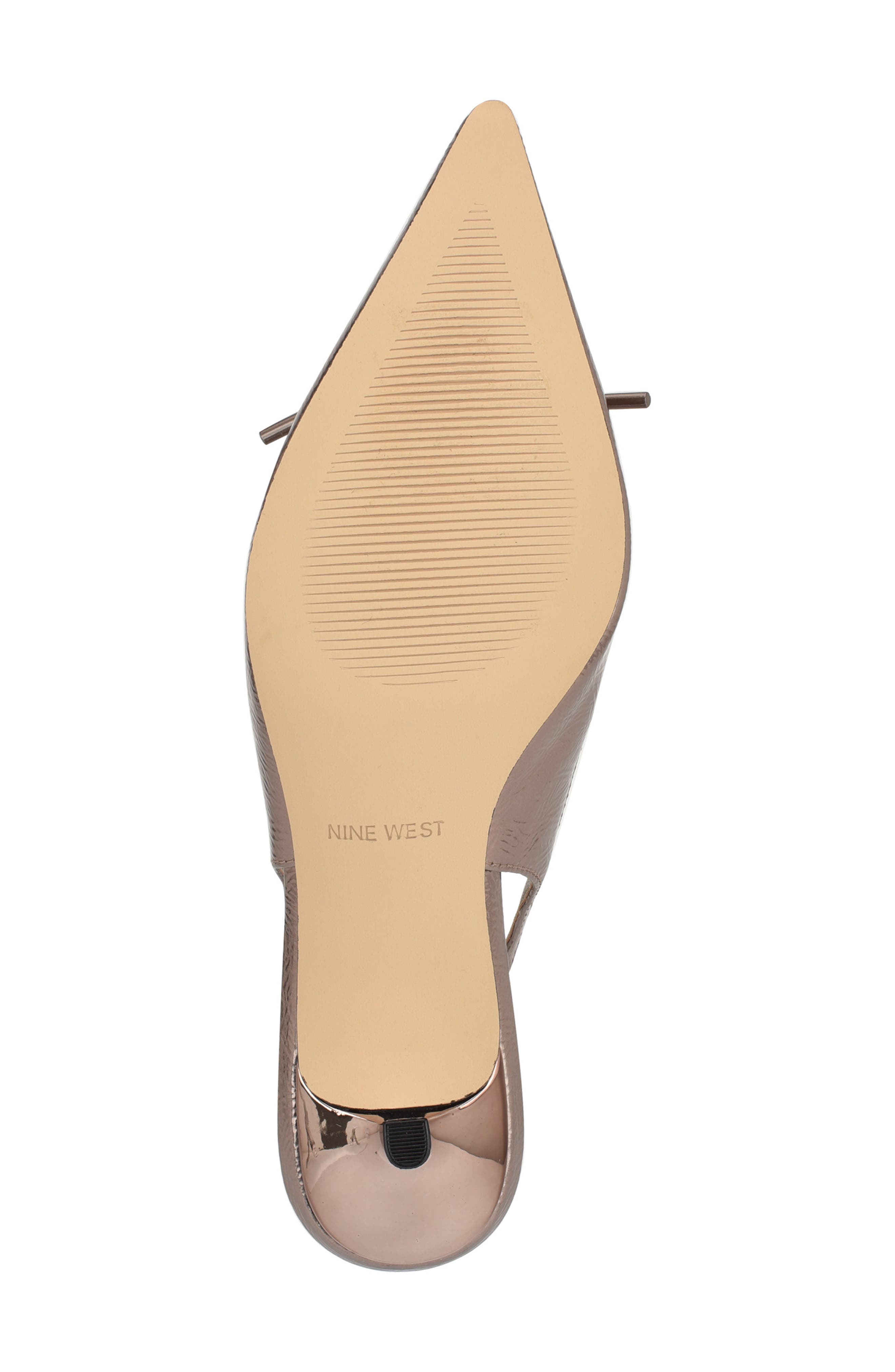 Nine West Anora Slingback Pointed Toe Pump, Alternate, color, Bronze