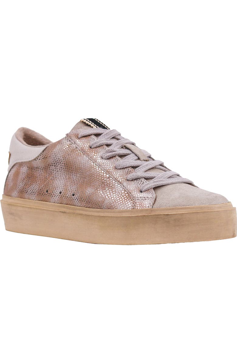 SHUSHOP Sienna Low Top Sneaker, Main, color, Gold Snake