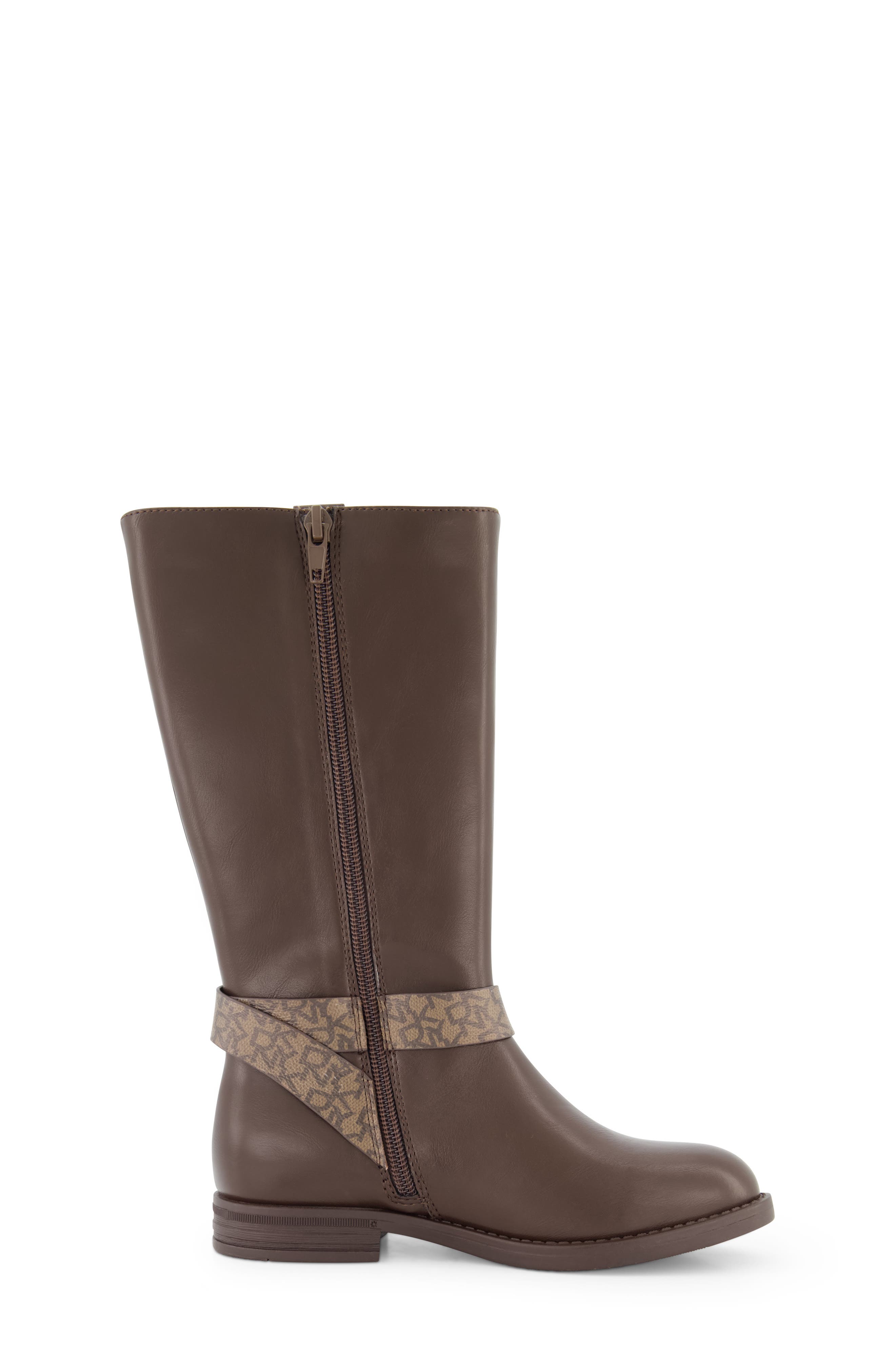 DKNY Emma Esmeralda Riding Boot, Alternate, color, Brown