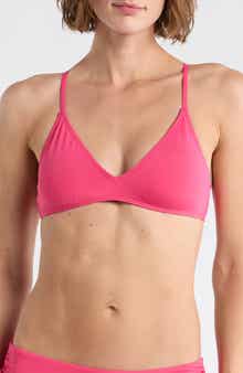 Roxy Beach Classics Strappy Athletic Triangle Bikini Top