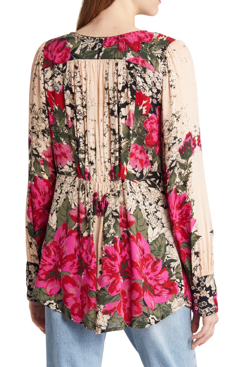 Mikayla Print Long Sleeve Tunic, Alternate, color, TWILIGHT COMBO