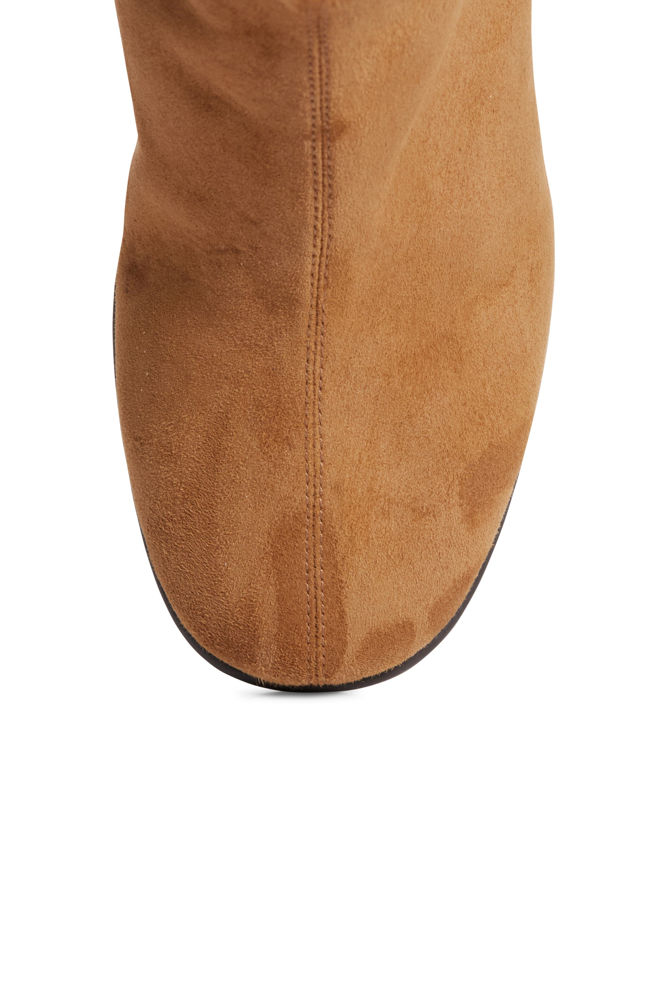 Prada Block Heel Bootie, Alternate, color, Cannella