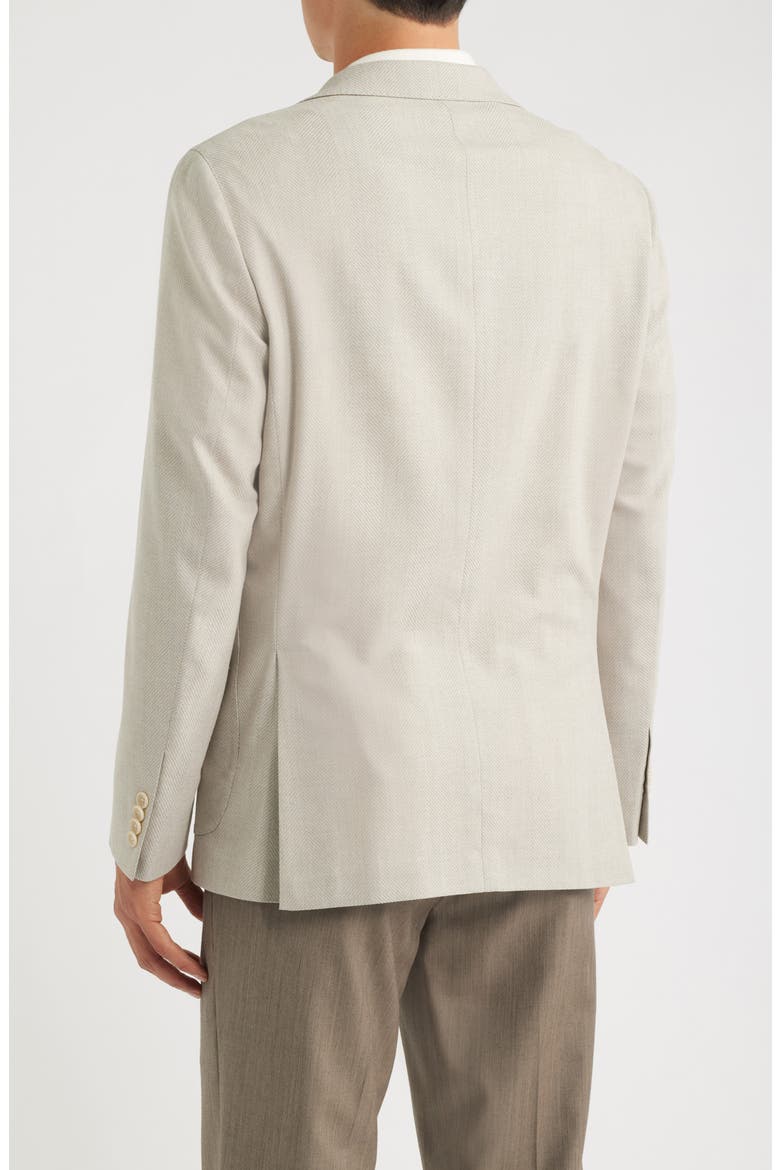 Morton Sand Tonal Herringbone Sport Coat, Alternate, color, SAND