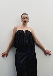 11 Honoré Strapless Bubble Top