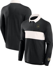 FANATICS Men's Fanatics Branded Black LAFC Penalty Kick Long Sleeve Polo