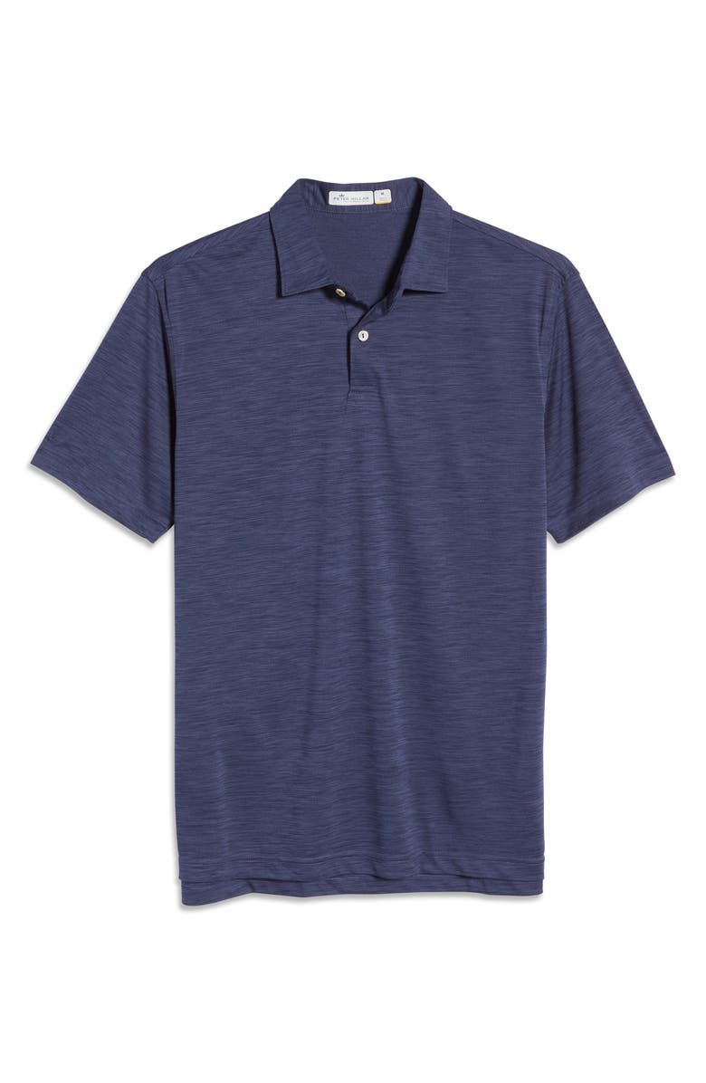 Peter Millar Featherweight Mélange Short Sleeve Polo, Alternate, color, 