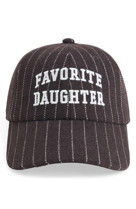 The Collegiate Stripe Baseball Cap