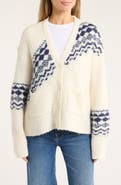 Derek Lam 10 Crosby Bette Fair Isle Cardigan