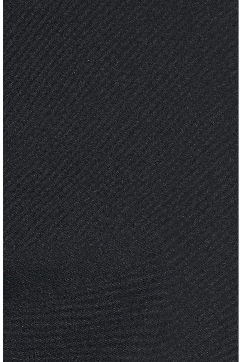 'Eastern' Scalloped Hem Board Shorts, Alternate, color, ALL BLACK