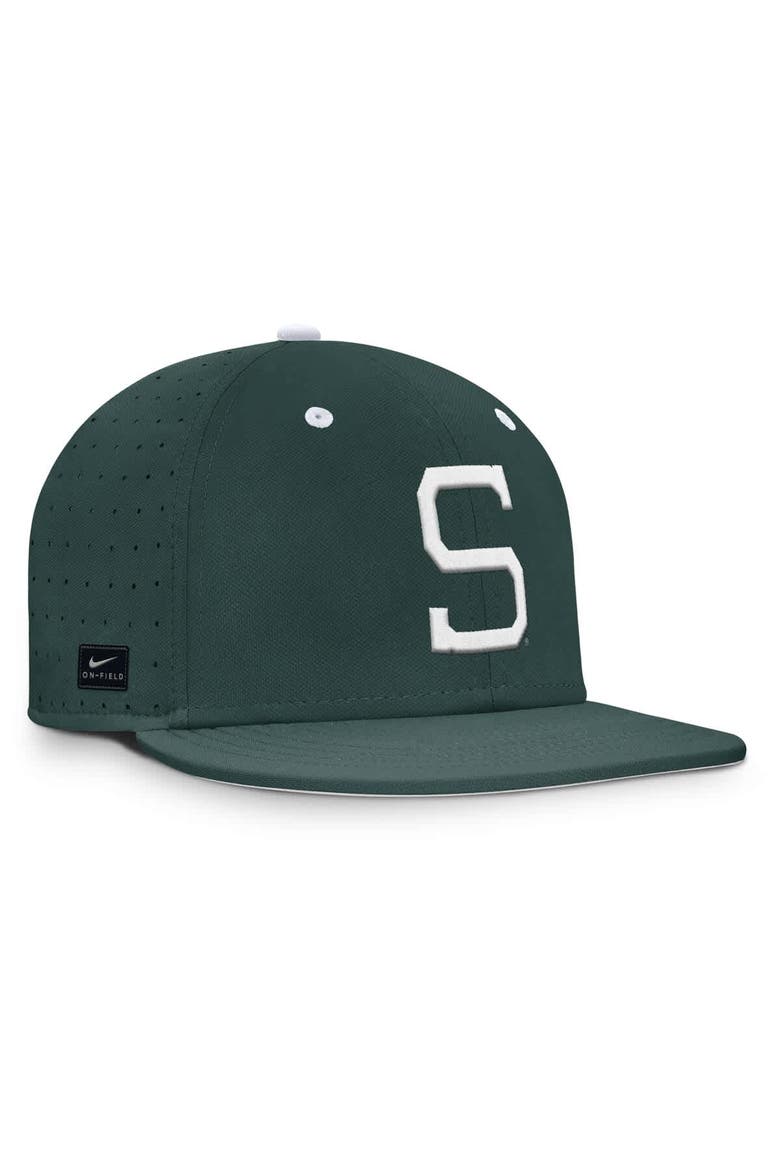 Men's Nike Green Michigan State Spartans Dugout True Dri-FIT Fitted Hat, Alternate, color, Green