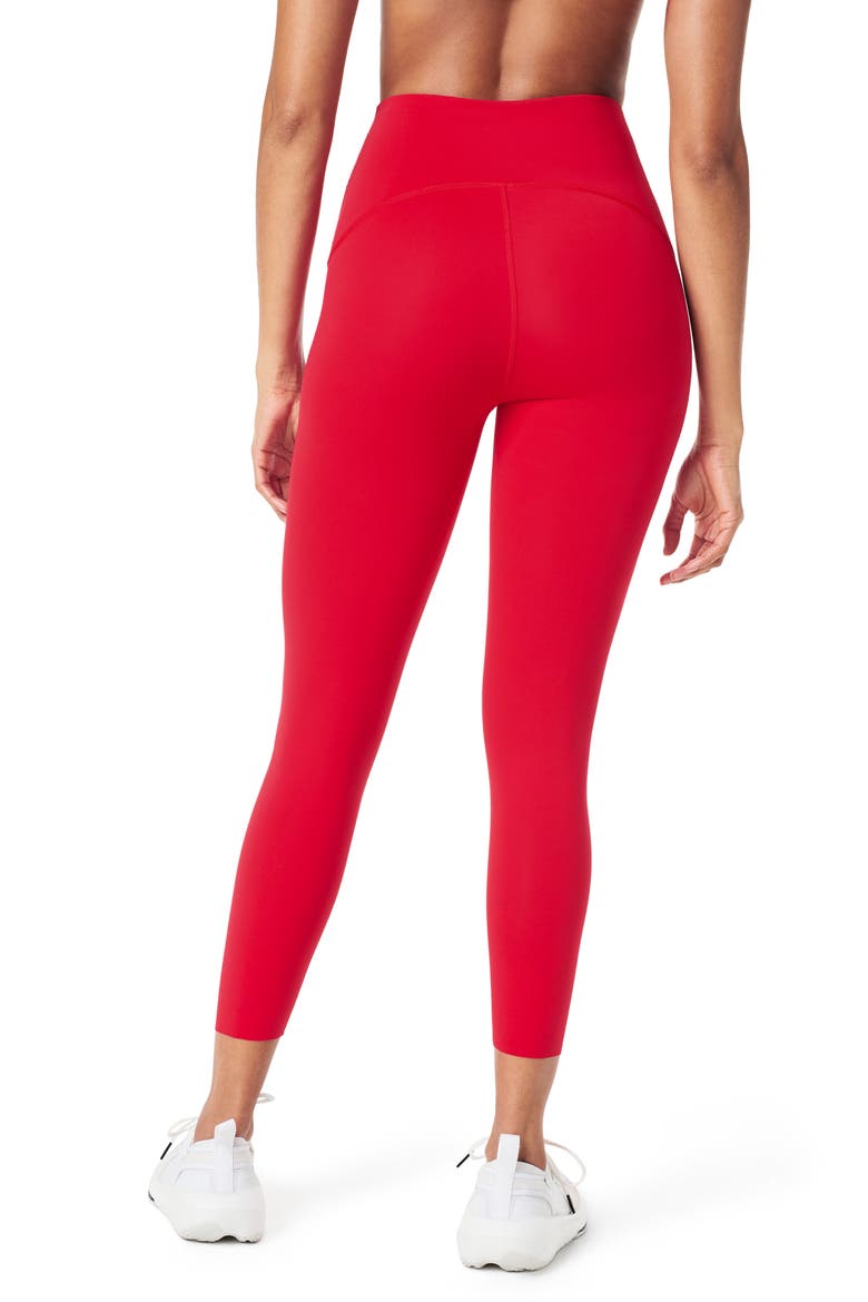 SPANXshape™ Booty Boost® 7/8 Leggings, Alternate, color, SPANX RED