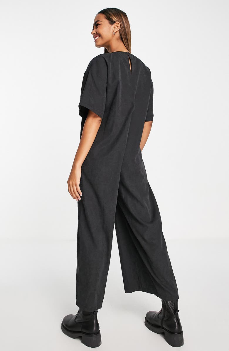 ASOS DESIGN Oversize T-Shirt Jumpsuit, Alternate, color, 