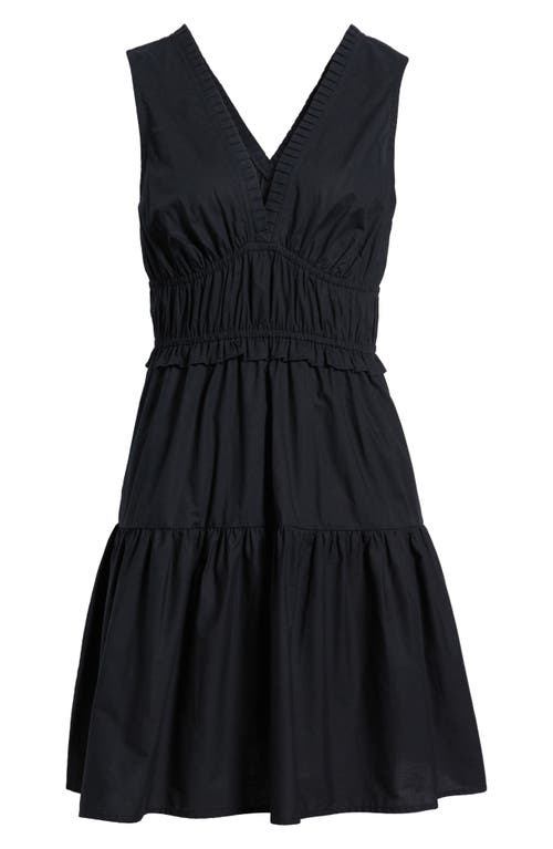 Rails Talulah Poplin Mini Dress In Black