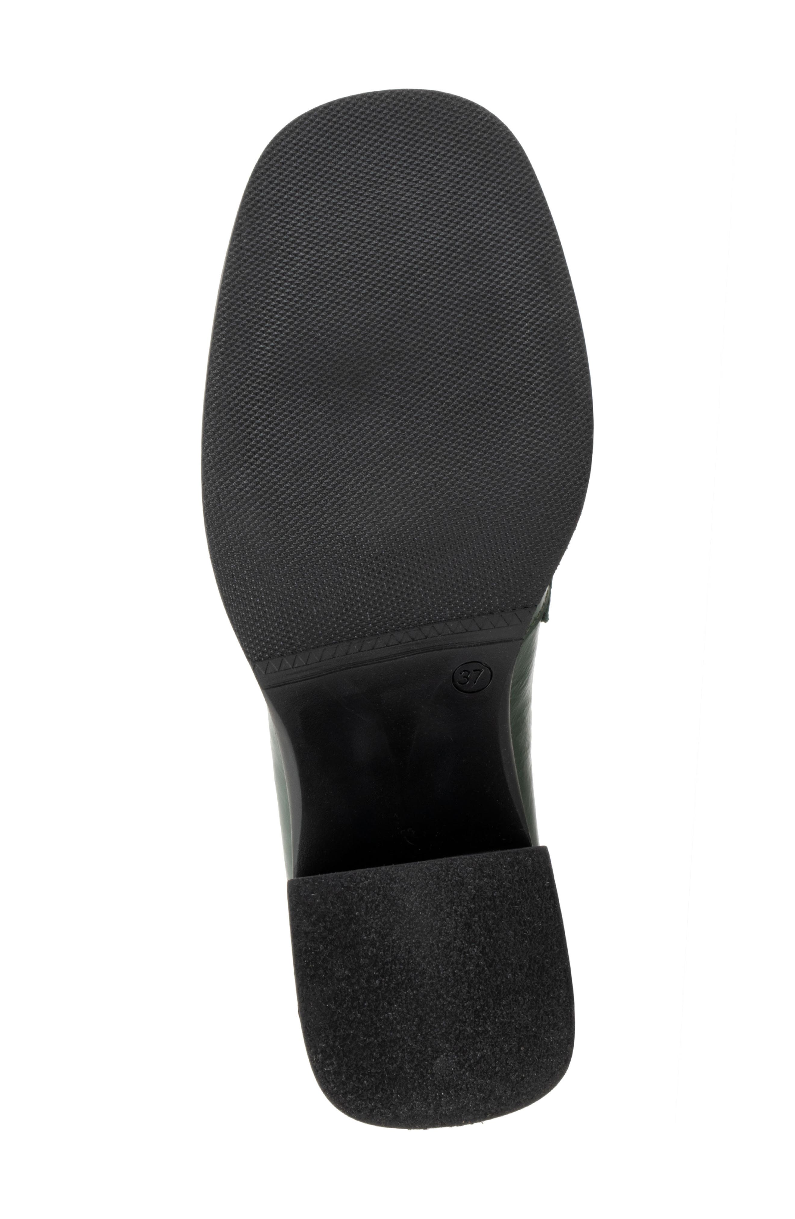 Bueno Ruth Penny Loafer Pump, Alternate, color, Hunter Green Patent