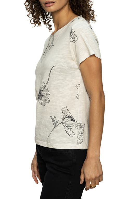 Sanctuary The Perfect Geo Print Cotton Blend Knit Top In Sketched