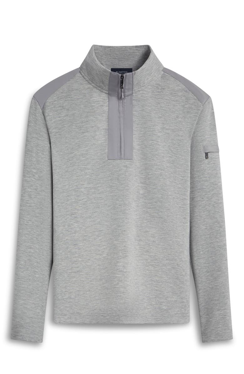 Bugatchi Soft Touch Quarter Zip Pullover, Alternate, color,
