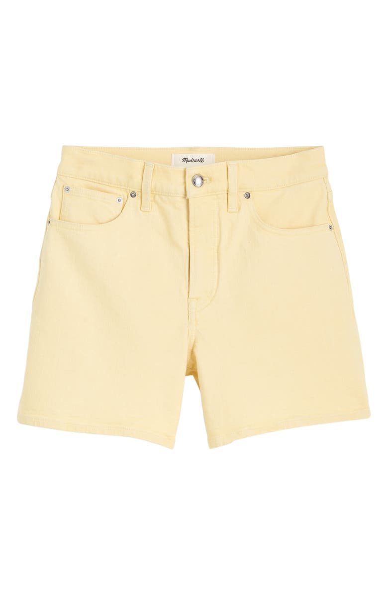 Madewell The Perfect Vintage Mid-Length Shorts, Alternate, color, Candlelight