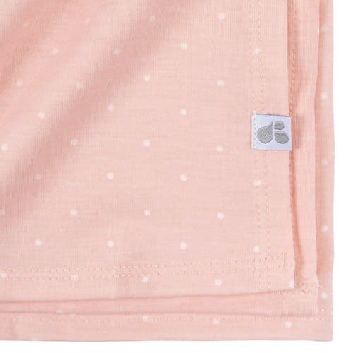 Just Born Swaddle Blanket & Headband Set In Pink