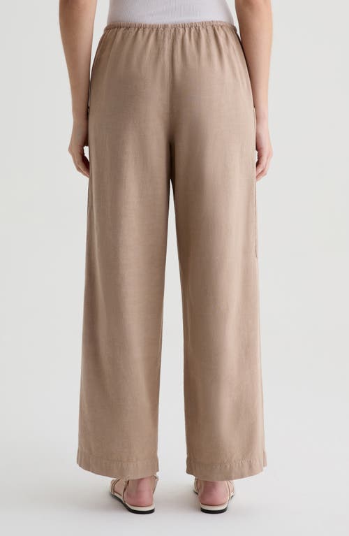 AG AG NINA LINEN BLEND DRAWSTRING PANTS 