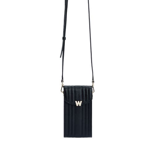 WOLF Mimi Phone Case with Wristlet & Lanyard in Black at Nordstrom