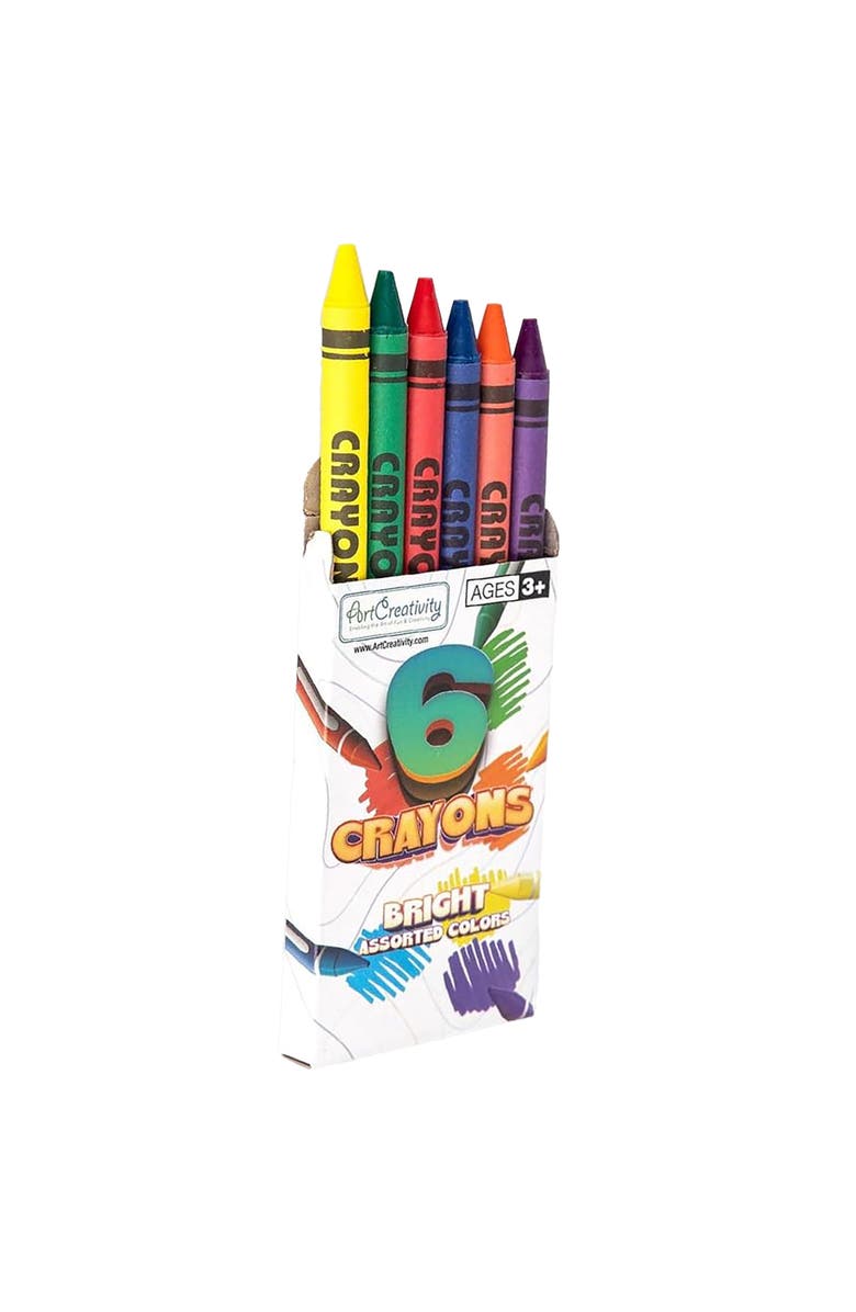 ArtCreativity Crayons Bulk Set 75 Packs (450 Total), 6 Count Boxes, Main, color, Multicolored