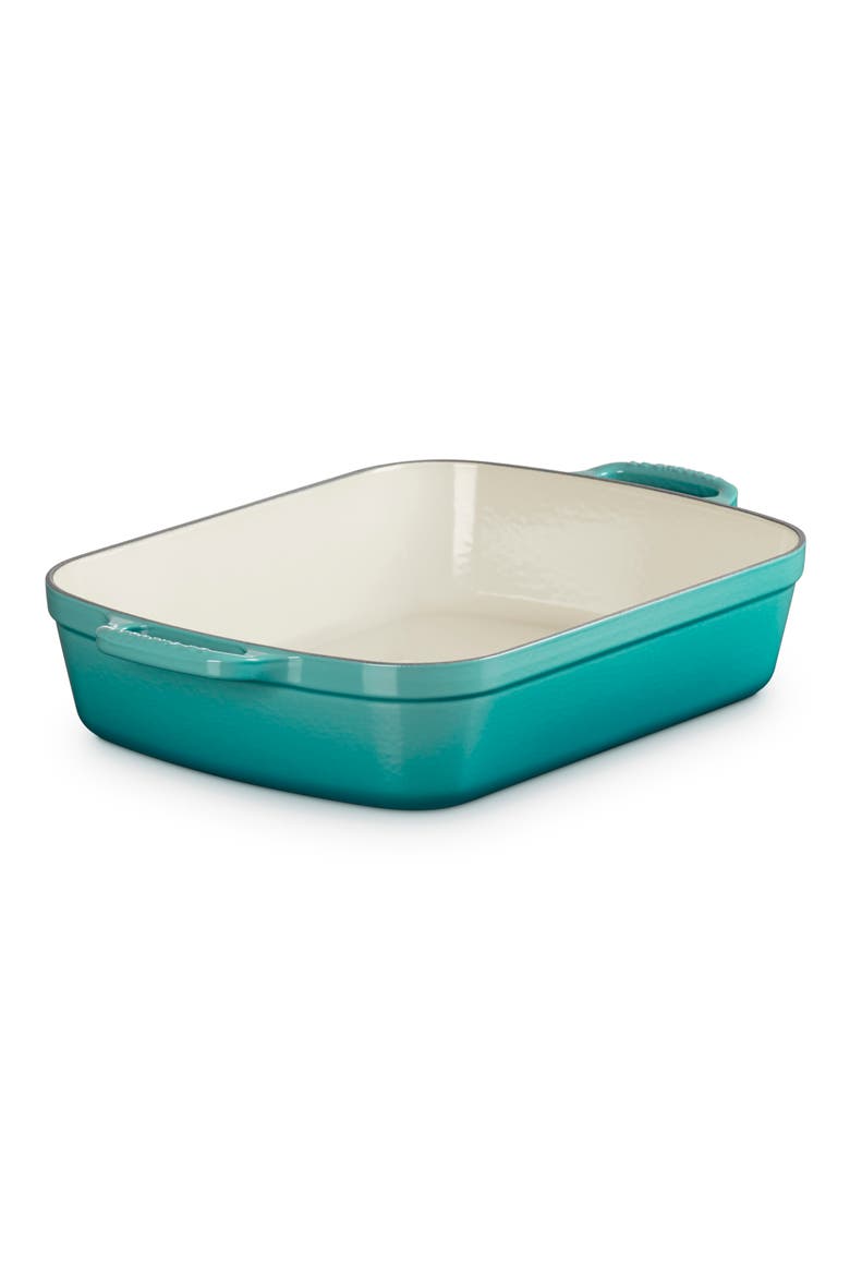 Signature Enameled Cast Iron Roaster, Alternate, color, RIVIERA