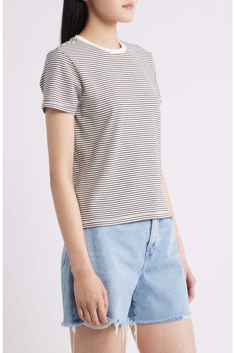 The Striped T-Shirt, Alternate, color, CREAM MULTI
