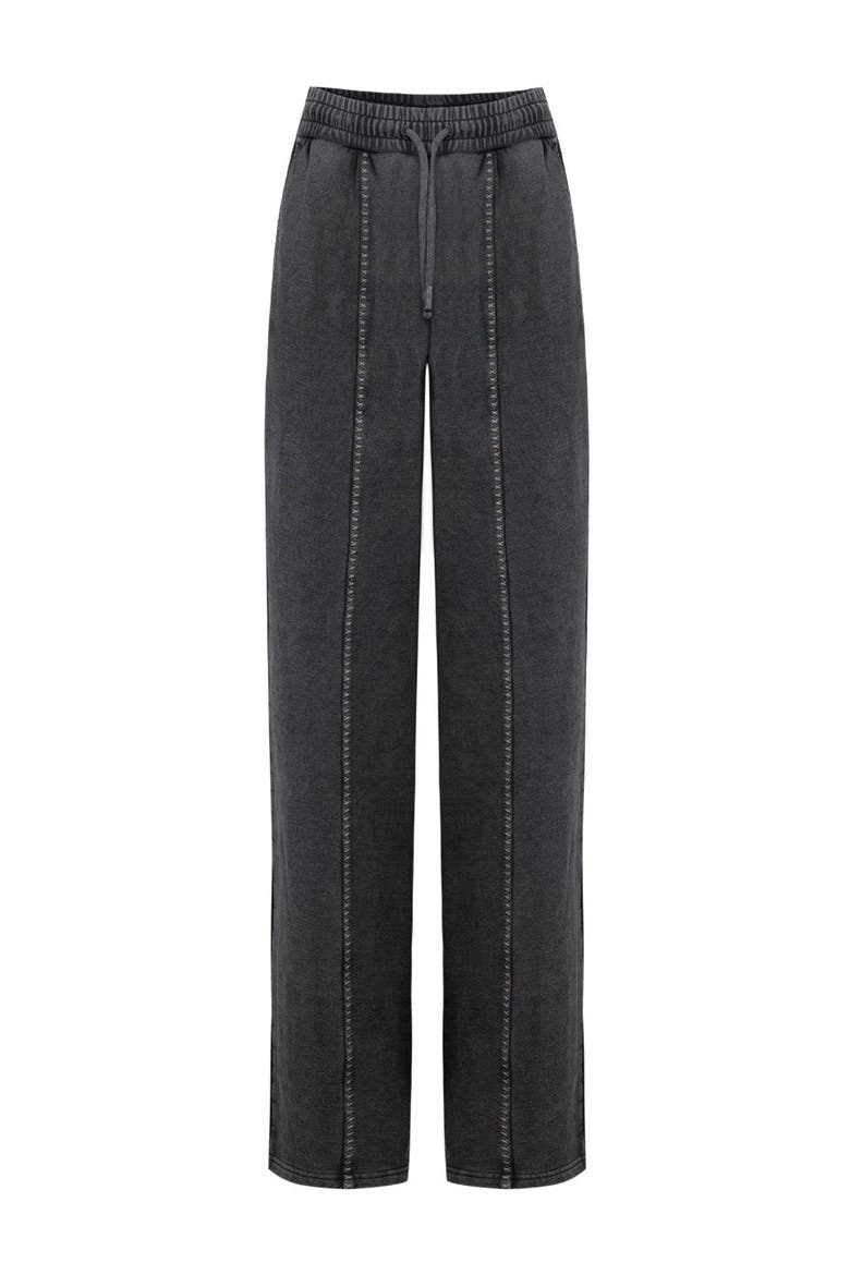 Pure Cotton Your *Itch Acid Wash Pant, Alternate, color, Black