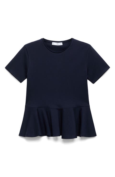 Short Sleeve Peplum T-Shirt