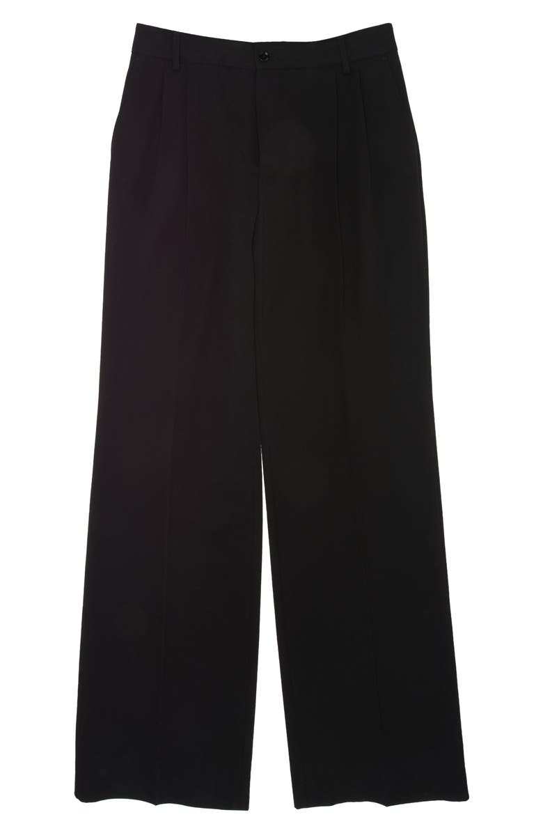 Dolce&Gabbana Wide Leg Stretch Virgin Wool Pants, Alternate, color,
