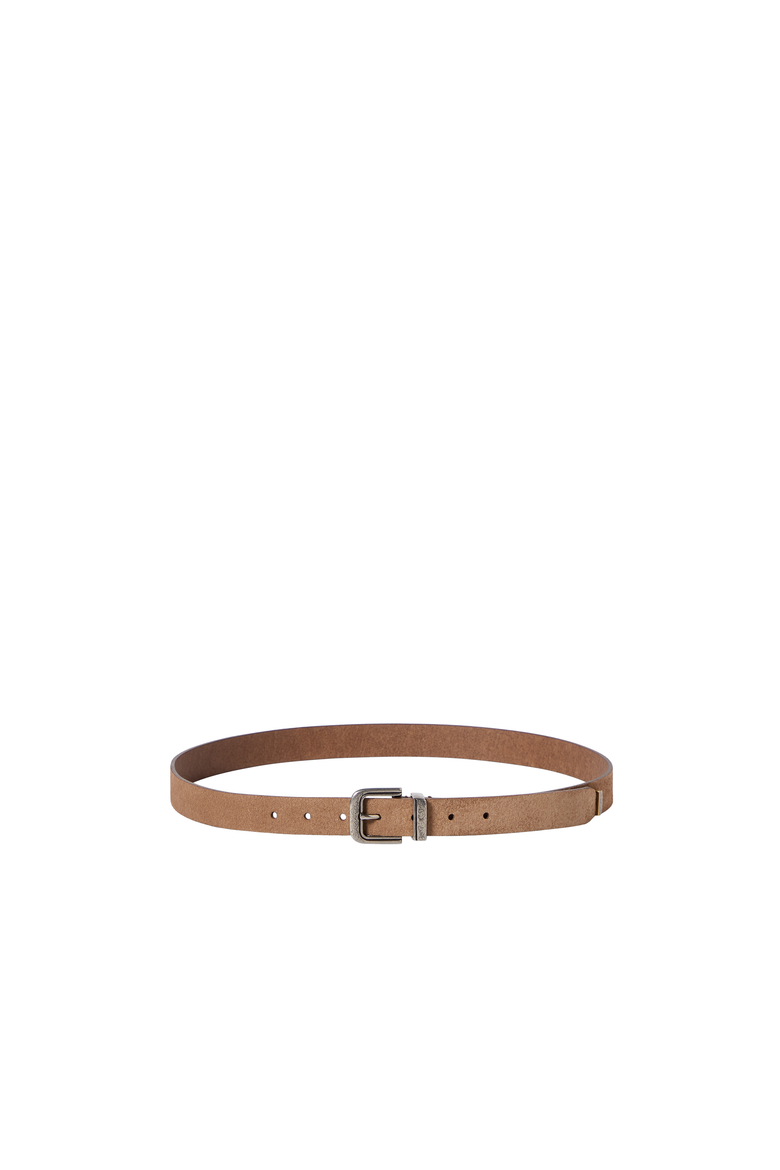 Reversed leather belt, Alternate, color, Hazelnut