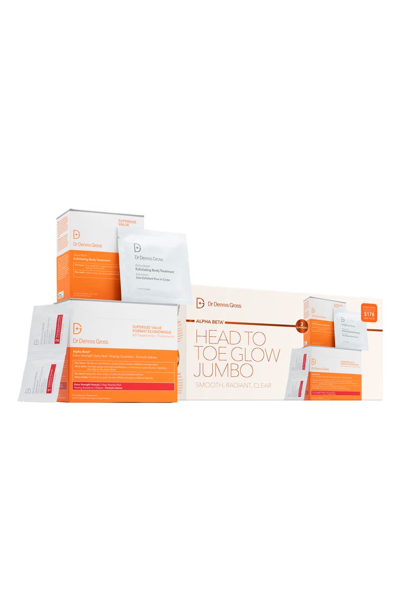 Dr. Dennis Gross Skincare Daily Facial Peel Set $266 Value, Main, color,